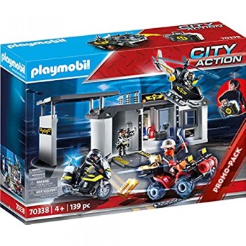 Playmobil City Action 70338 - Centrale dell\'Unità Speciale Portatile dai 4 anni