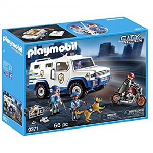 Playmobil- City Action Giocattolo Furgone Portavalori Multicolore 9371
