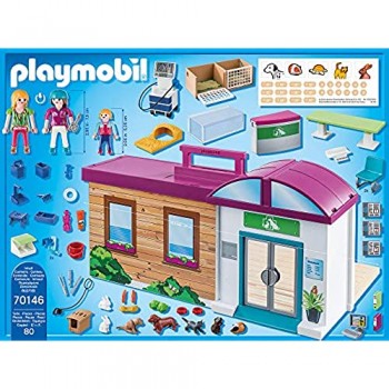 Playmobil City Life 70146 - Clinica Veterinaria Portatile dai 4 anni