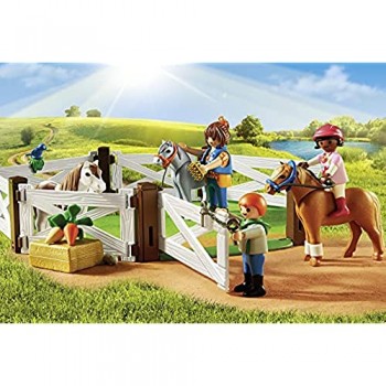 Playmobil Country 6927 - Maneggio dei Pony con Animali e Fienile dai 4 anni