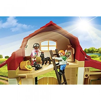 Playmobil Country 6927 - Maneggio dei Pony con Animali e Fienile dai 4 anni