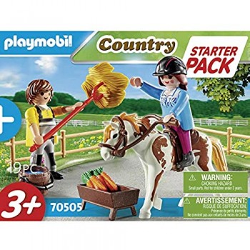 PLAYMOBIL Country 70505 - Starter Pack Fantina con Cavallo dai 3 Anni