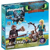 Playmobil Dragons 70040 - Hiccup e Astrid con Baby Dragon dai 4 anni