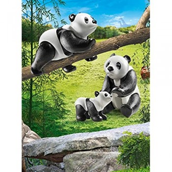 Playmobil- Famiglia di Panda Figurine di Giocco Multicolore 70353