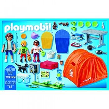 Playmobil Family Fun 70089 - Tenda dei Campeggiatori dai 4 anni