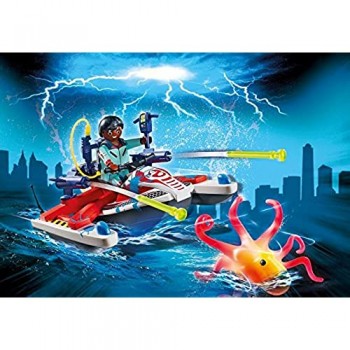 Playmobil Ghostbusters 9387 Zeddemore con Acqua Scooter Galleggiante dai 6 Anni