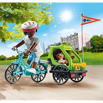 PLAYMOBIL Special Plus 70601 - Mamma con Bicicletta dai 4 Anni