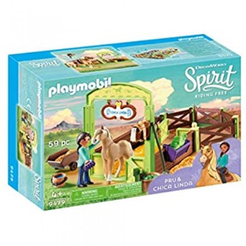 Playmobil Spirit - Riding Free 9479 - Pru e la Stalla di Chica Linda dai 4 anni
