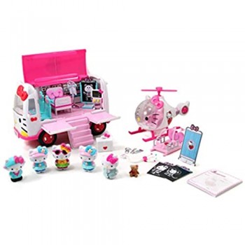 Smoby- Hello Kitty-Playset di emergenza 253246001 colorato