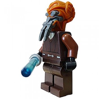 Lego - Mini statuetta Star Wars Plo Koon + spada laser blu