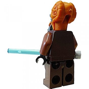 Lego - Mini statuetta Star Wars Plo Koon + spada laser blu