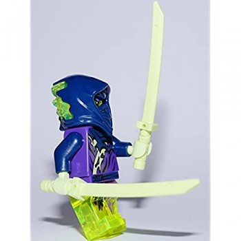 LEGO Ninjago 70732 70738 70735 - Statuetta Ghost Ninja Hackler con due Katana