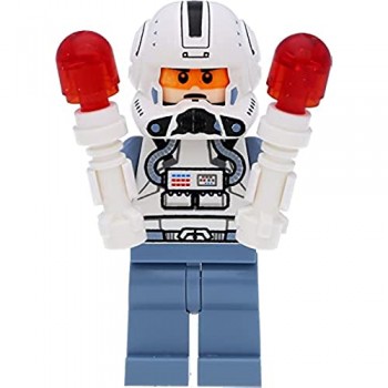 LEGO Star Wars - Mini personaggio Clone Pilot (8088) con casco aperto