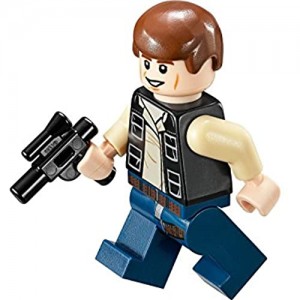 LEGO Star Wars Minifigure Han Solo with Blaster Mos Eisley Cantina (75052)