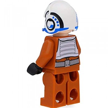 LEGO Star Wars - Minifigure Resistance X-Wing Pilot Temmin \'Snap\' Wexley con blaster