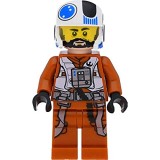 LEGO Star Wars - Minifigure Resistance X-Wing Pilot Temmin \'Snap\' Wexley con blaster