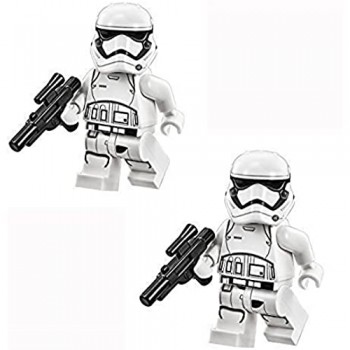LEGO Star Wars The Force Awakens - Confezione da 2 mini figure First Order Stormtrooper con Blaster Guns