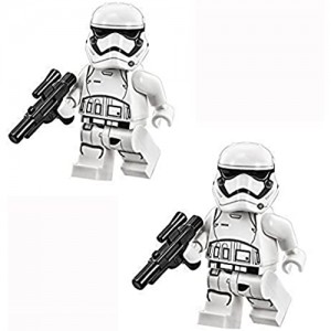 LEGO Star Wars The Force Awakens - Confezione da 2 mini figure "First Order Stormtrooper con Blaster Guns