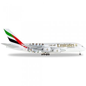 Herpa 529242 - Modellino Emirates Airbus A380 Real Madrid