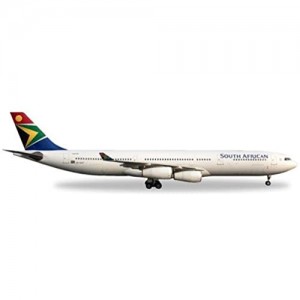 Herpa 530712 South African Airways Airbus A340-300-ZS-SXF N.Mandela Day