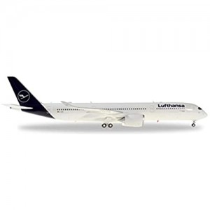 herpa 559577 - Airbus A350-900 avion de ligne Lufthansa ailes aviateur maquette d'avion modélisme modèles réduits objet de collection plastique - échelle 1:200