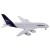 Herpa 559645-Airbus A380 biplan Lufthansa Ailes Maquette d'avion aviateur modélisme modèles réduits objet de Collection Plastique-échelle 1:200 559645