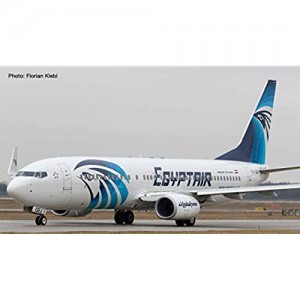 Herpa- Boeing 737-800 di Egyptair in Miniatura per Il ritocco e la Raccolta 533546