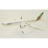Herpa- Boeing 777-300ER Roma di Alitalia in Miniatura per la Collezione Artigianale e Come Regalo 612555
