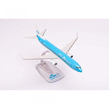 herpa KLM Boeing 737-800 – PH-BGC “Pijlstaart/Pintail” in miniatura per bricolage collezionismo e da regalo Multicolore 613040