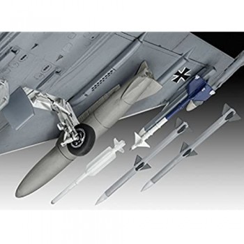 Revell Modellino di Aereo 1: 72 – Eurofighter Typhoon Single Seater in Scala 1: 72 Level 3 Riproduzione Fedele all\' Originale con Molti Dettagli 03952