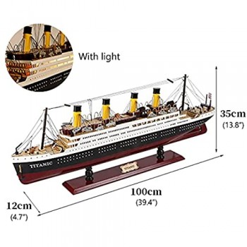 1/270 Titanic Cruise Ship Model Simulazione in Legno Modelli Boat Collezione Decorazione Regali per Vacanze