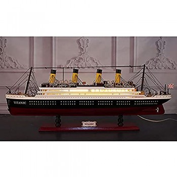 1/270 Titanic Cruise Ship Model Simulazione in Legno Modelli Boat Collezione Decorazione Regali per Vacanze
