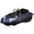 Camouflage RC Boat 500M Telecomando Wireless con Luce Notturna A LED Impermeabile Resistente agli Urti velocità Fissa Crociera Correzione Imbardata per Molte Acque Regalo per Adulti Nero