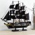 JHSHENGSHI Kit di modellismo per Barche a Vela per Navi Decorazione da scrivania per la casa Fatta a Mano 46x45cm Nero