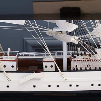 JHSHENGSHI Modello Fai-da-Te Costruzione di Barche di Navi Barca a Vela in Legno Giocattoli per Bambini per Adulti Regali Raccolta a casa Decorazione Raccogli Oceano
