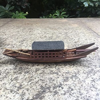 Lllunimon Replica della Barca in Legno da 10 Pollici Realistic Looking Vintage Handmade Modello di Barca in Legno
