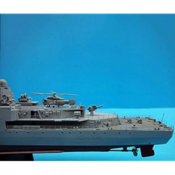 Lujiaoshout Ornamento Militare Corazzata Modello Kits Scala 1/350 Cina Ning Bo Destroyer Plastica Puzzle Adulti Giocattoli e Collezionismo Squisito