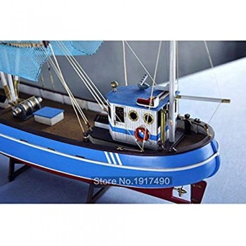 Modello Nave Barche Kit Modello Nave Barca a Vela Modello educativo Navi in ​​Legno Kit Assemblaggio Giocattoli educativi Bambini Modello 3D Barche Scala 1:48 la Decorazione