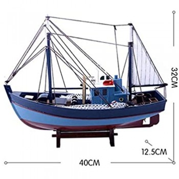 Modello Nave Militare Modello Barca a Vela Nave Modello Barca Pesca Decorazioni la casa e Regali 15 7 Pollici x 12 6 Pollici Regalo la Decorazione