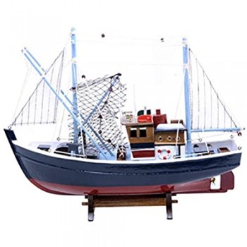 Modello Nave Militare Modello Barca a Vela Nave Modello Barca Pesca Decorazioni la casa e Regali 15 7 Pollici x 12 6 Pollici Regalo la Decorazione