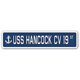 USS Hancock CV 19 Segno stradale US Navy Nave Veterano Marinaio Regalo 851052