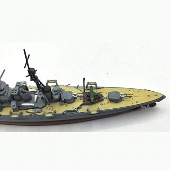 WZRY Modello Militare Modello di corazzata Kongou 1: 1000 Modello Militare di Nave da Guerra della Marina in Edizione Limitata per Collezione commemorativa e Regali 7 9 Pollici × 1 2 Pollici