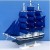 ZGYQGOO Modello di Barca a Vela in Stile mediterraneo Stile Barca in Miniatura Modello di Barca a Vela Modello di Vela Modello di Nave Regalo per Bambini e adulti33Cm
