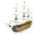 ZGYQGOO Modello di Barca a Vela Versione primaria Kit di Modelli di Barche a Vela Scala 1/200 Modello di Nave della Vittoria