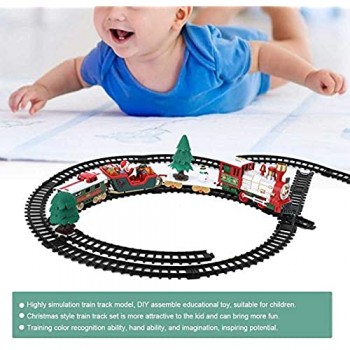 Giocattolo del Treno Set di binari del Treno Elettrico Yevenr Set di binari del Treno Giocattolo del Modello del Treno Set di Giocattoli educativi per Bambini