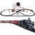 Kit modello di treno elettrico per bambini con suoni realistici del treno fumo leggero facile da montare kit di rotaie del motore della locomotiva a vapore regali per ragazzi ragazze sopra 3 anni