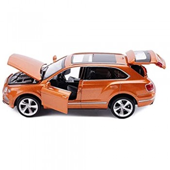 Model Car / 01:32 Simulazione pressofuso in Lega Modello/for i Modelli Bentley Tim Yue/Toy Car/Ornamenti/Colore Facoltativo (Colore: Arancione) Eternal (Color : Orange)