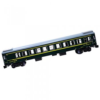 #N/A/a 2pc 1/87 Ho Scala Model Train Toy YZ25G Passenger Car Diesel Toy Gifts Kids