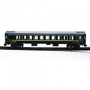 #N/A/a 2pc 1/87 Ho Scala Model Train Toy YZ25G Passenger Car Diesel Toy Gifts Kids