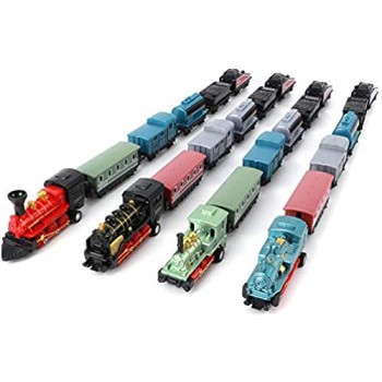 Set di modelli di treni tirati indietro giocattoli per treni premi durevoli per regali(#1 model)